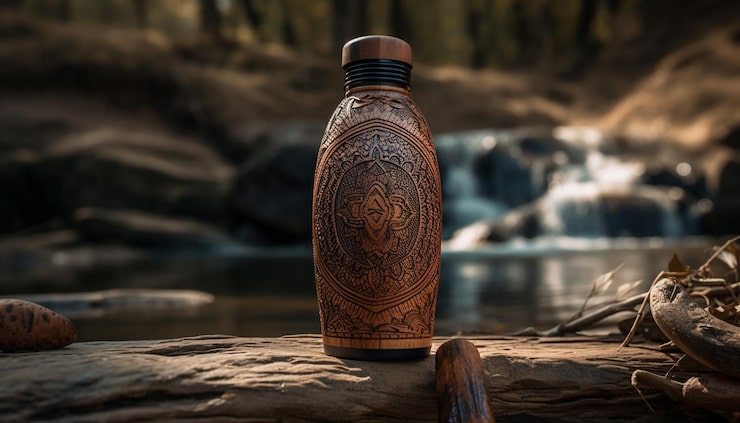 Foto gratuito jarra rústica combina belleza antigua con diseño natural generado por ia