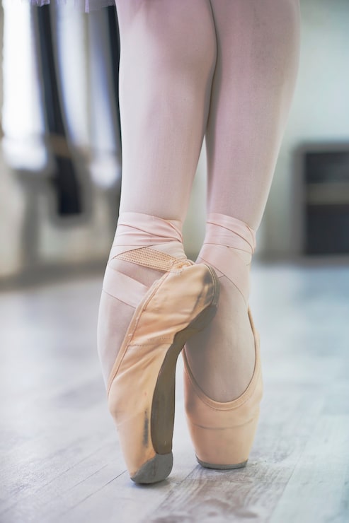 Photo Gratis kaki balerina dari dekat
