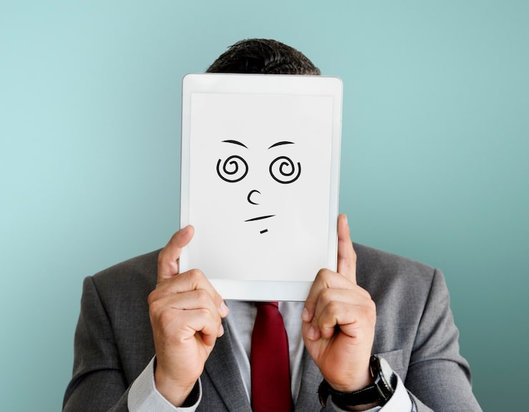 Photo Gratis konsep ekspresi wajah orang emosional
