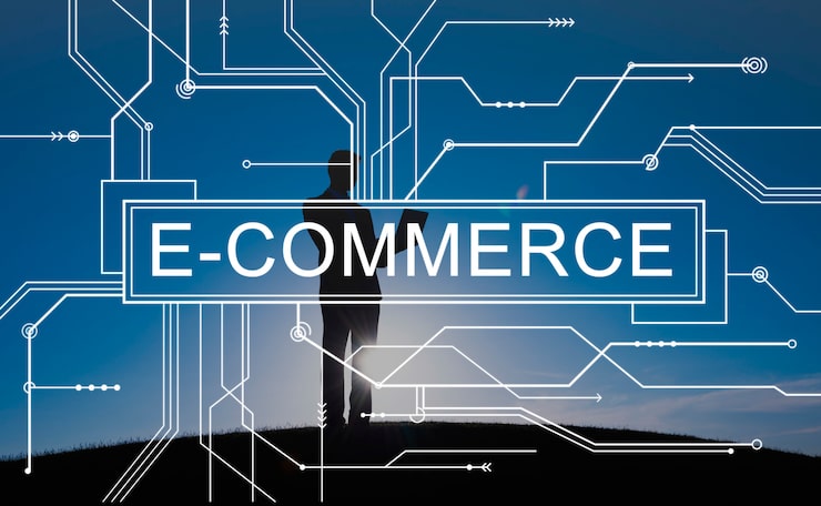 Photo Gratis konsep penjualan belanja online e-commerce