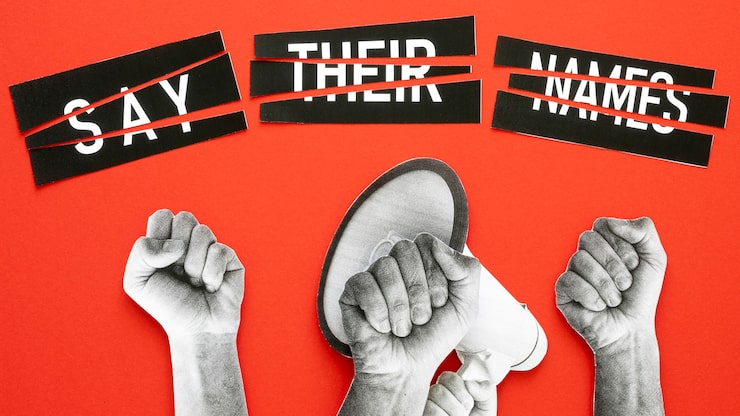 Photo Gratis konsep protes black lives matter
