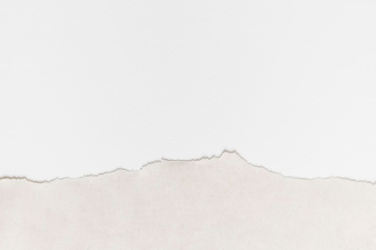 Foto gratuito marco de bordes de papel blanco rasgado con fondo diy