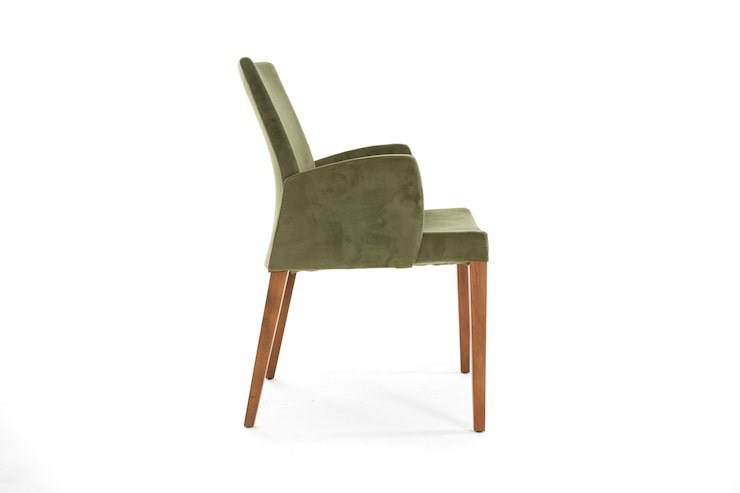 Foto gratuito muebles de silla de estilo de vida moderno fondo blanco