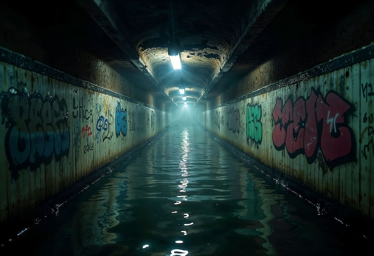 Photo Gratis pemandangan surealis yang menakutkan