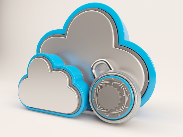 Photo Gratis penyimpanan aman di cloud