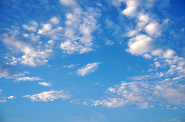 Foto gratuito pequeñas nubes