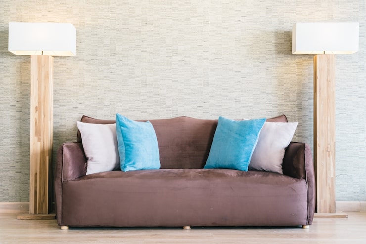 Foto gratuito piso de madera interior living