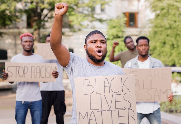 Photo Gratis protes black live matter