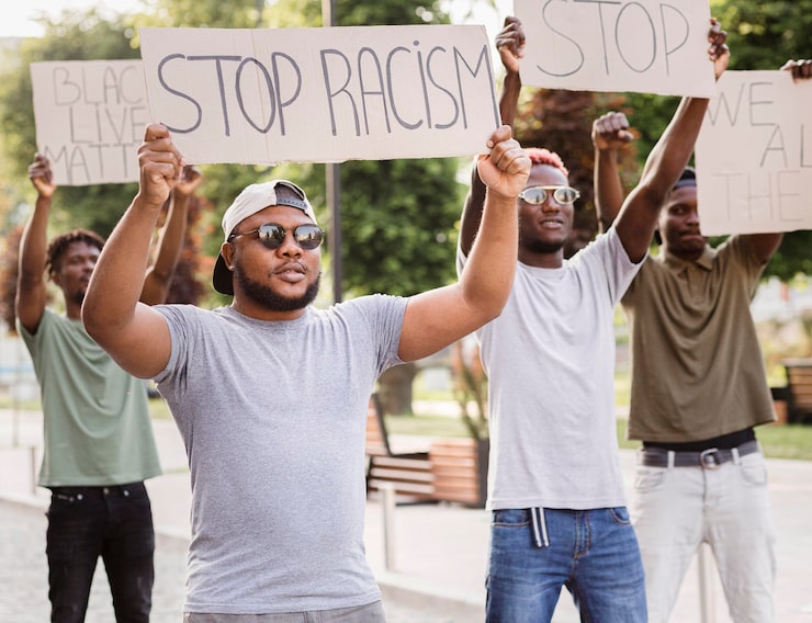 Photo Gratis protes black live matter