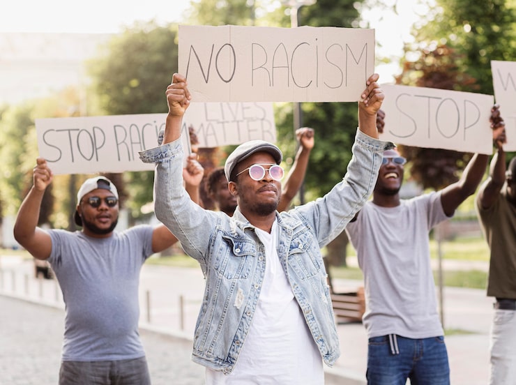 Photo Gratis protes black live matter