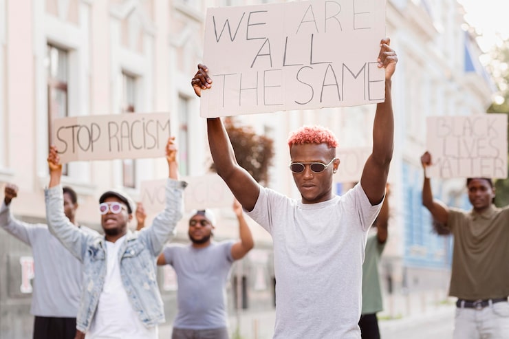 Photo Gratis protes black live matter
