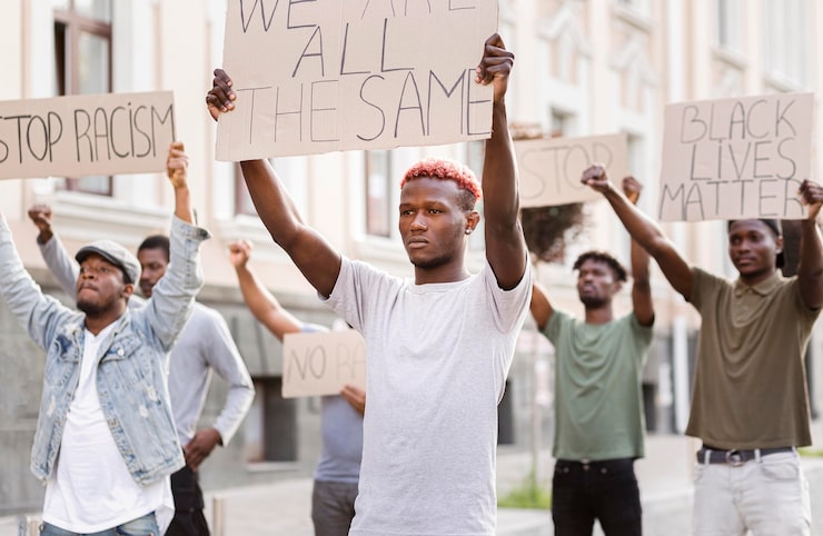 Photo Gratis protes black live matter
