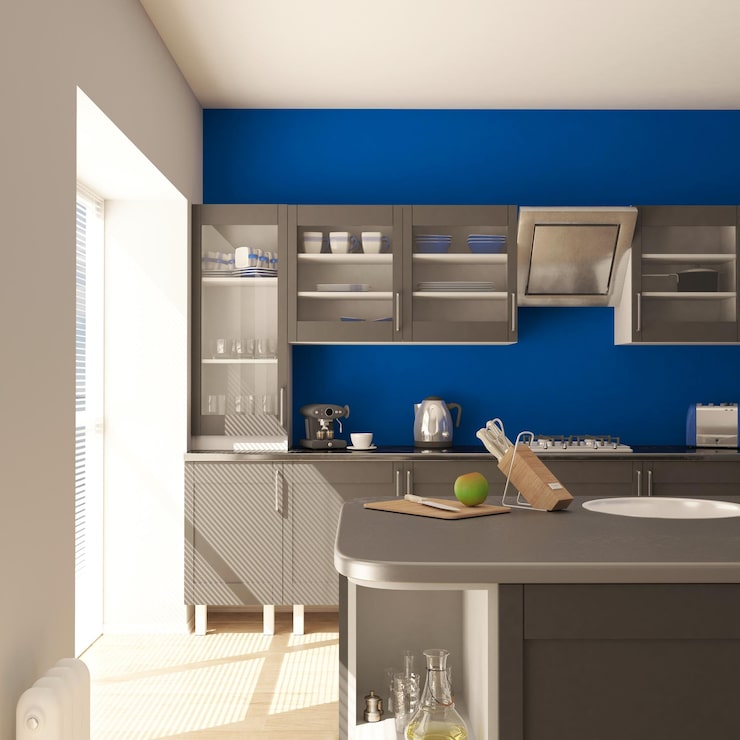 Foto gratuito render de cocina contemporánea 3d