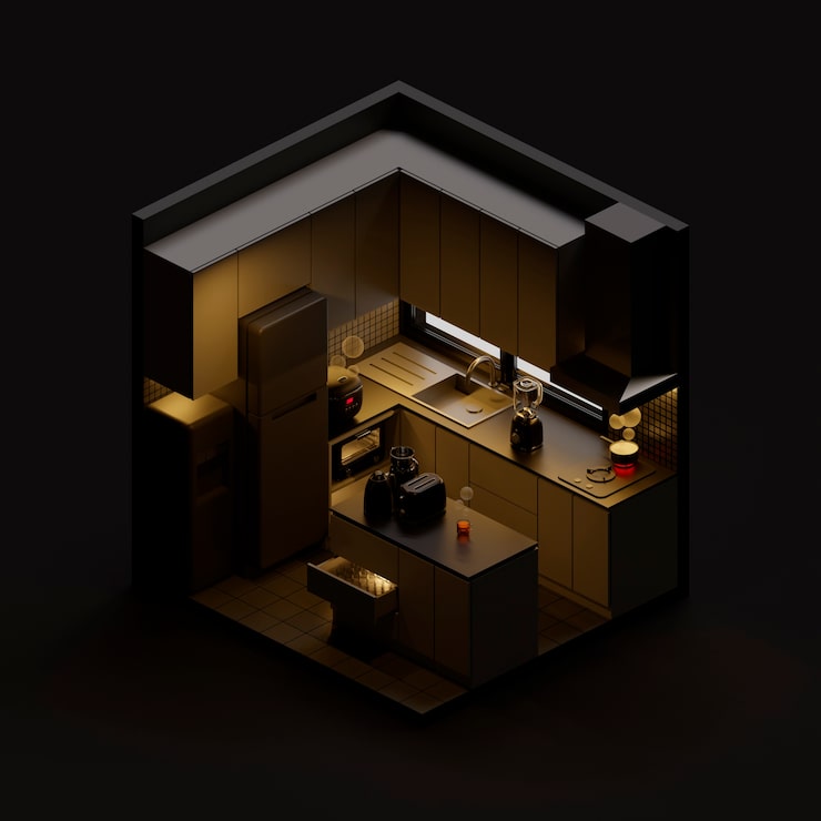 Foto gratuito renderización en 3d de la casa de dibujos animados