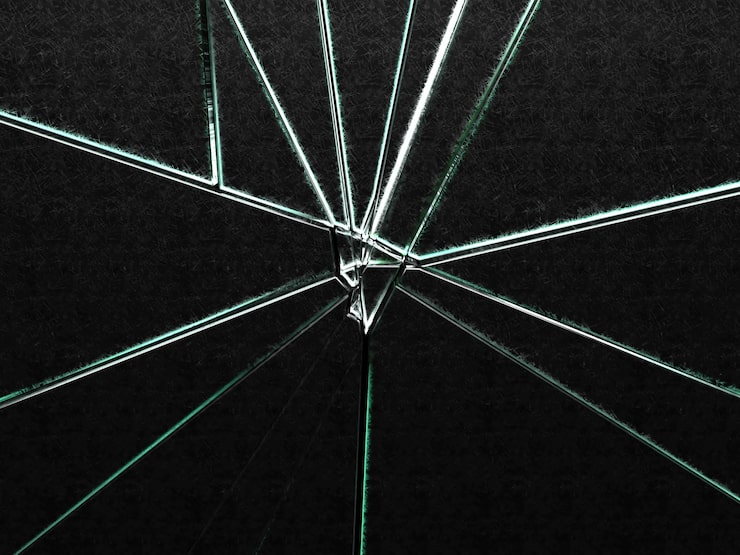 Foto gratuito representación 3d de textura de vidrio roto