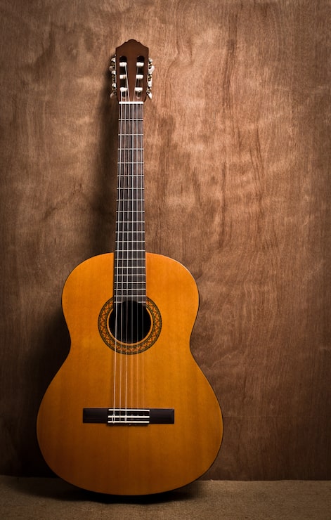 Foto gratuito rollo de estudio de la banda diapasón de madera