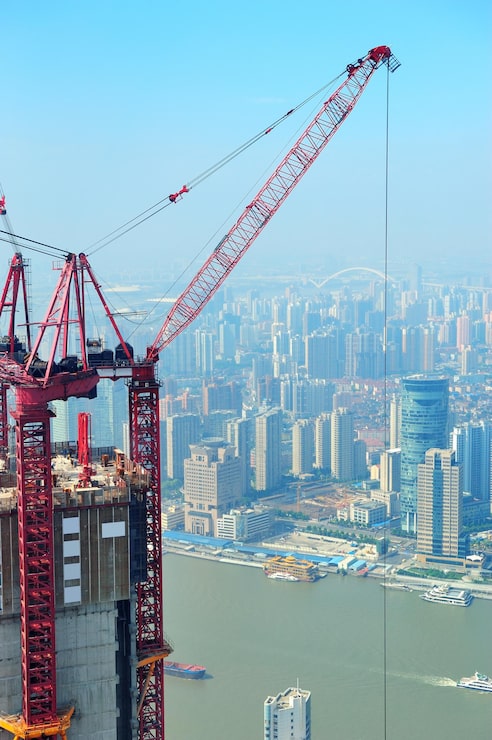 Photo Gratis shanghai dalam pembangunan
