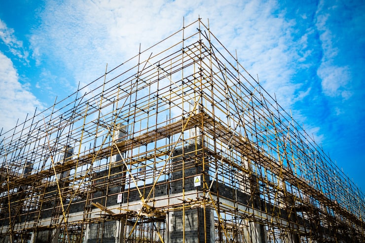 Foto gratuito silueta de la construcción