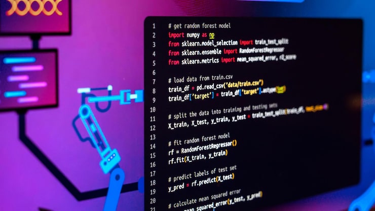 Foto gratuito sitio de ia que ayuda con la producción de software