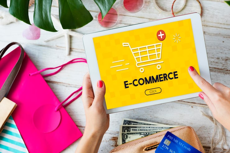 Photo Gratis tambahkan ke keranjang beli sekarang konsep grafis e-commerce online