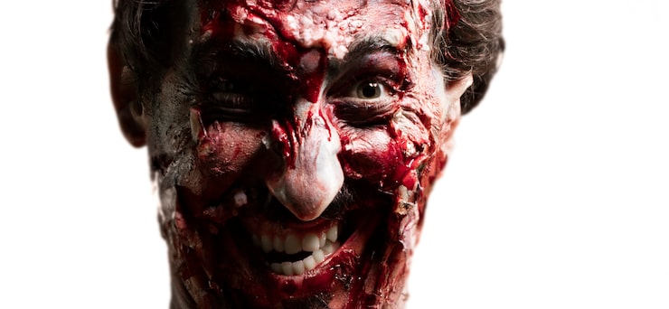 Foto gratuito zombi de cerca