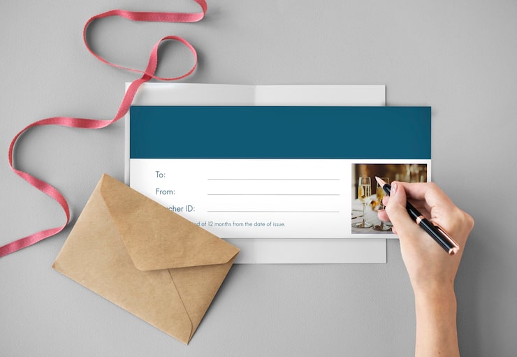 Foto gratuito buono regalo buono sconto offerta speciale
