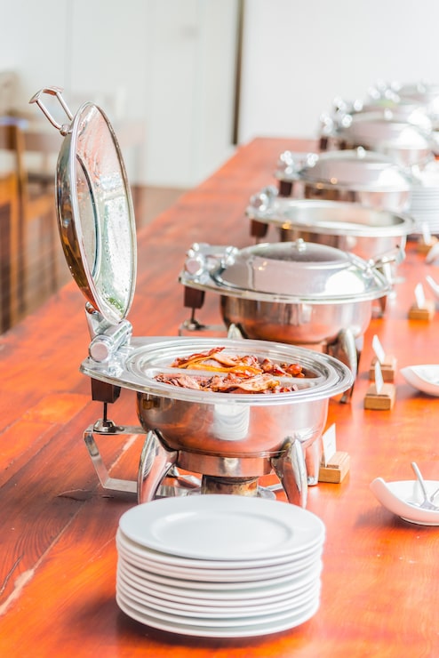 Foto gratuito cibi a buffet di ristorazione