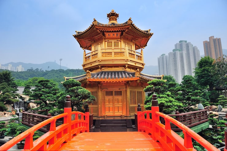 Foto gratuito giardino di hong kong