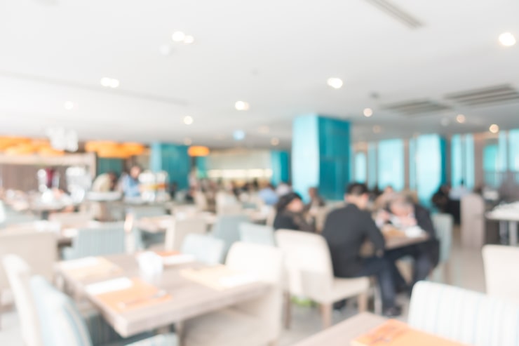 Foto gratuito ristorante di sfocatura astratta