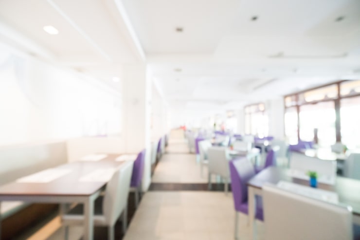 Foto gratuito ristorante sfocato