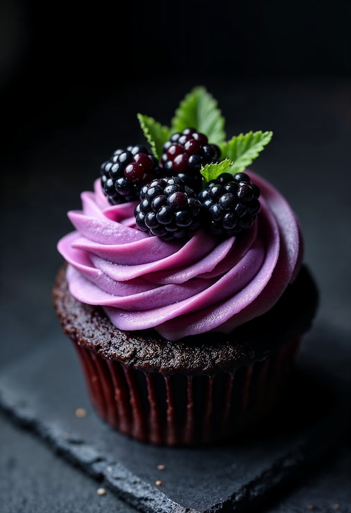 Foto gratuito un delizioso cupcake con la glassa.