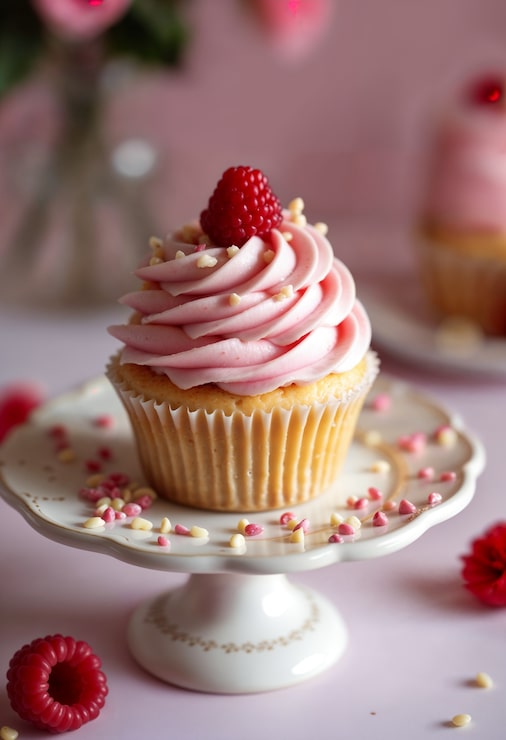 Foto gratuito un delizioso cupcake con la glassa.