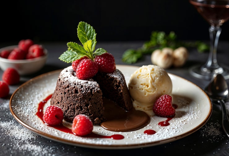 Foto gratuito un delizioso dessert sulla tavola.