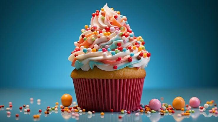 Foto gratuito vista di un delizioso e dolce dolce con glassa