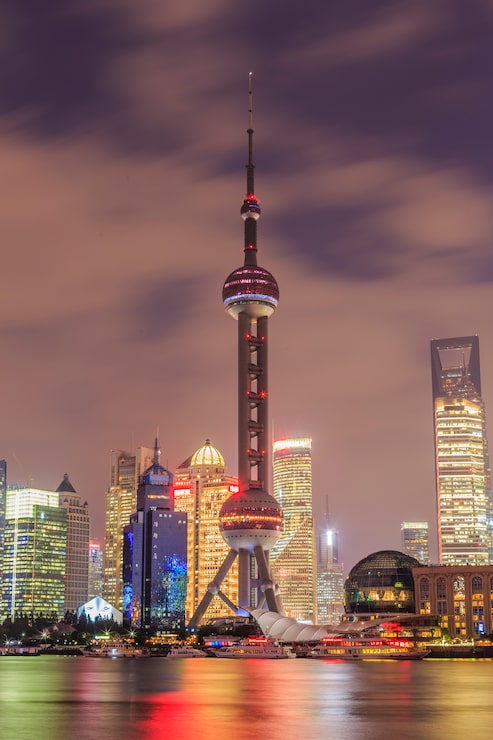 Foto gratuito vista notturna sulla città
