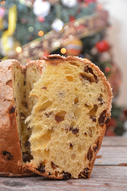 Foto close-up della torta sul tavolo