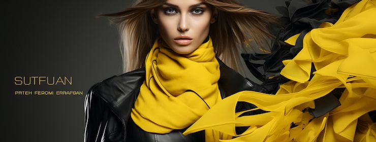 Foto design di banner in stile alta moda con capolavori ad alta risoluzione per immagini accattivanti