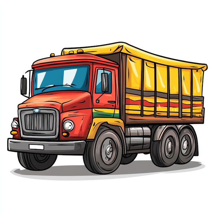 Photo ilustrasi india truk india