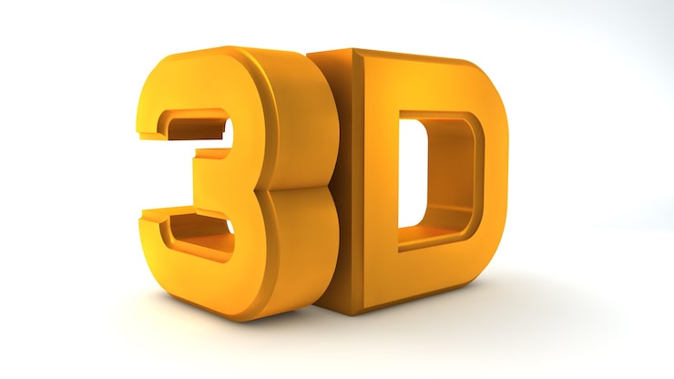 Photo logo tiga dimensi besar pada latar belakang matte putih terisolasi. emas matte. logo video 8k.