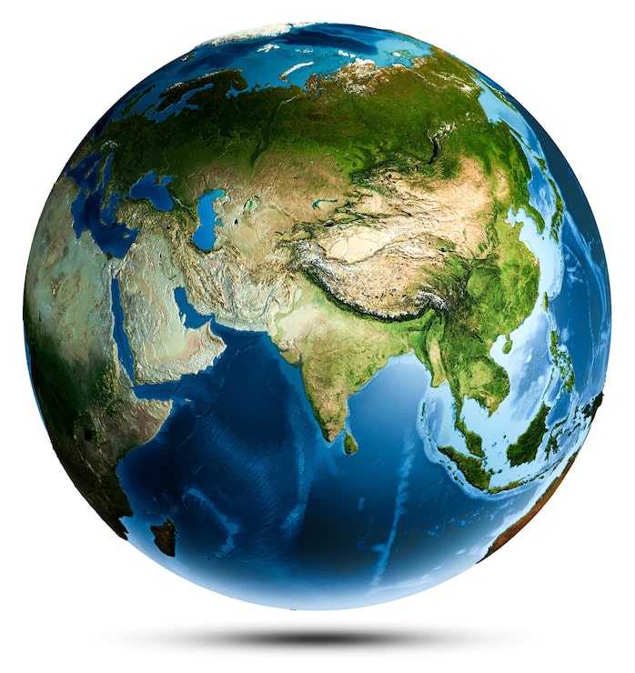 Photo planet bumi globe dunia