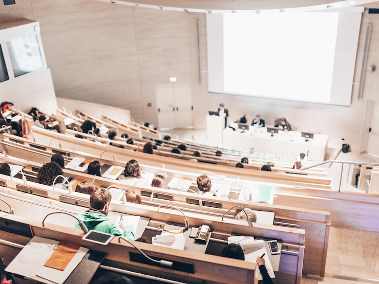 Foto pubblico in aula