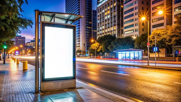 Foto una fermata di autobus con un cartello che dice "fermata di autobus"