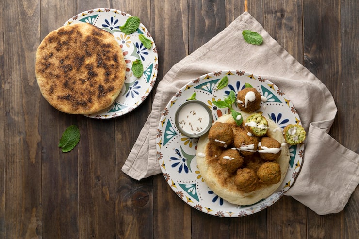 Foto grátis deliciosa refeição vegana rica em proteínas