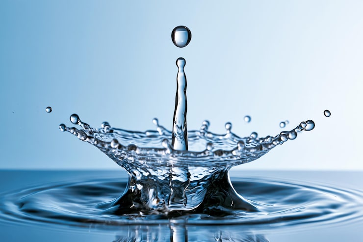 Foto grátis gota de água gerada por ia