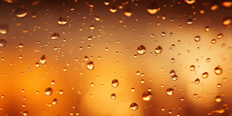 Foto grátis gotas de água em vidro formando um padrão natural