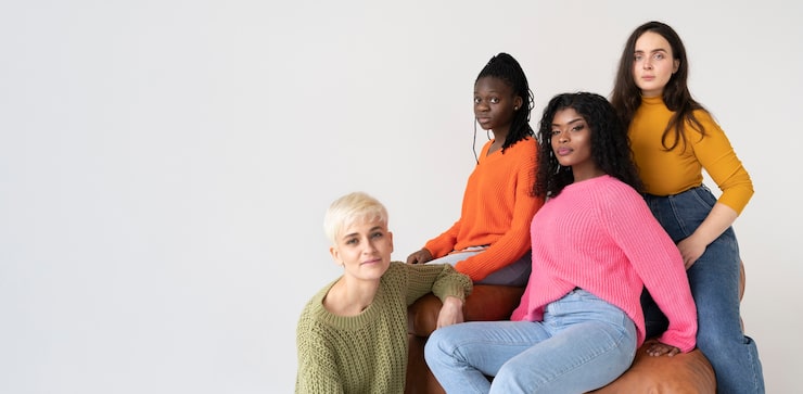 Foto grátis mulheres juntas e cuidando umas das outras