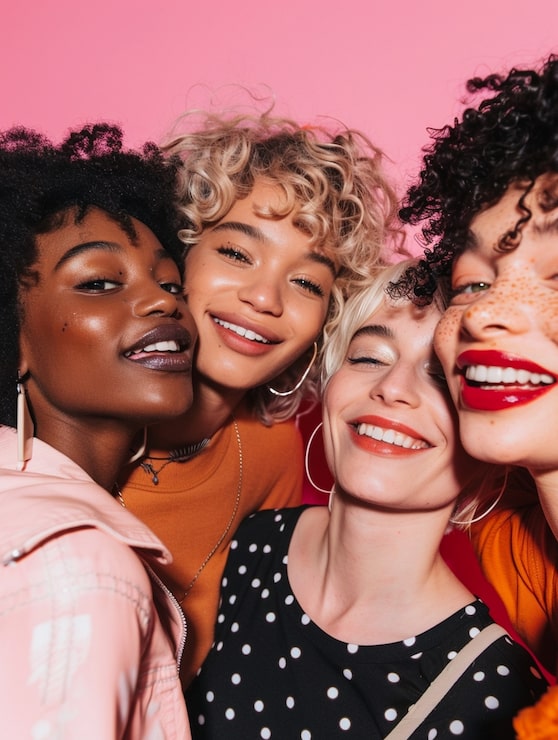 Foto grátis retrato de mulheres diversas juntas