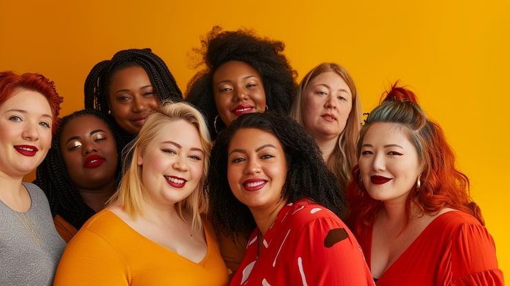 Foto grátis retrato de mulheres diversas juntas