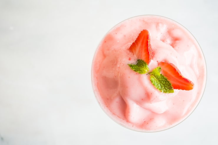 Foto grátis smoothies de morango
