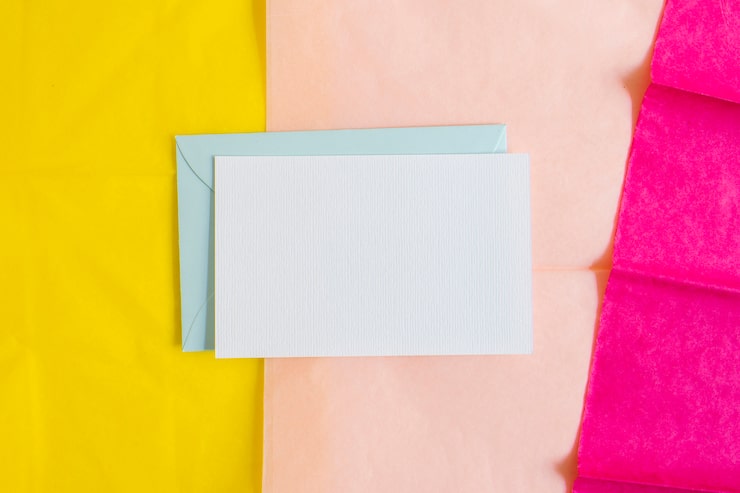 Kostenlose Foto umschlag auf papier